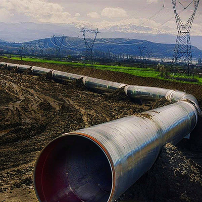 Pipe de sciage à eau en acier à basse pression Dn200 pour irrigation agricole