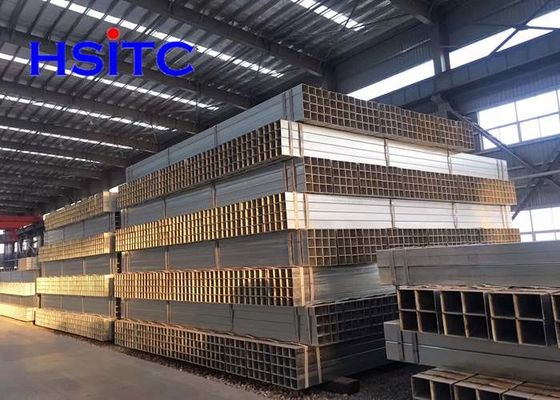 Tubes rectangulaires en acier souple Ss400
