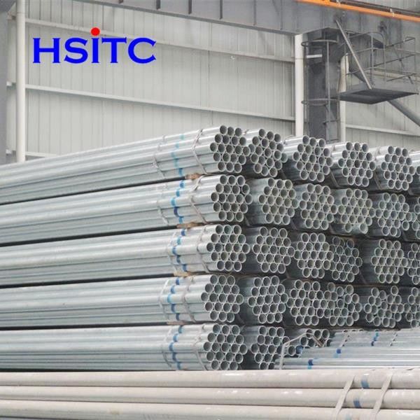 Contenants 20 pouces tubes en acier au carbone galvanisé enduit de zinc 0