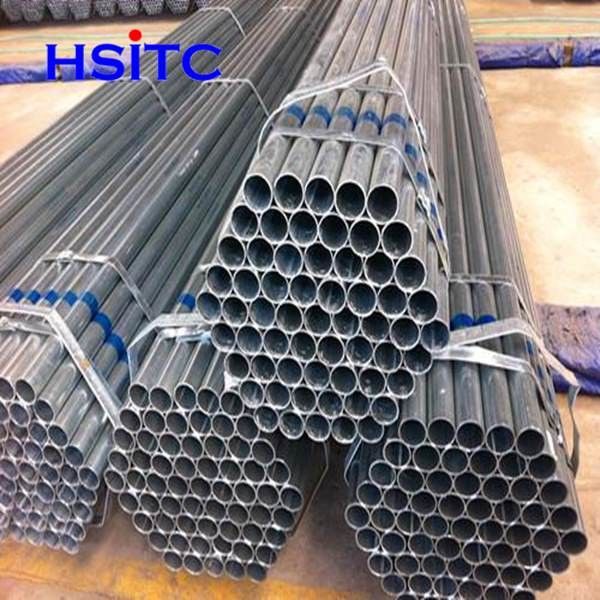 Pipe en acier au carbone galvanisé anti-corrosion DN40 10m 0